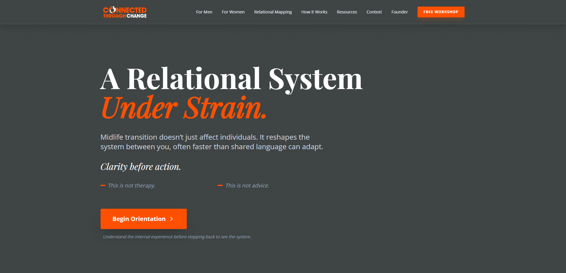Connected Through Change — A Relational System Under Strain hero preview